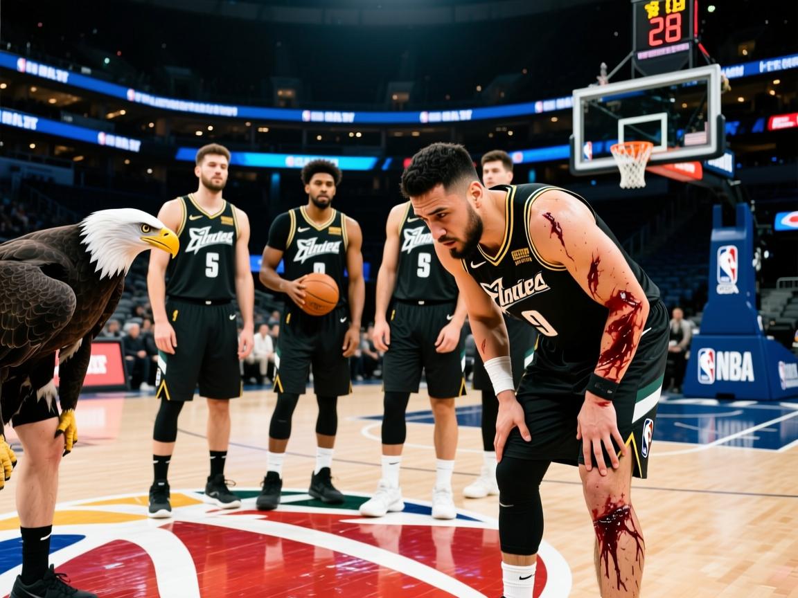 老鹰队处境堪忧，多名球员伤病频发影响全队  第3张