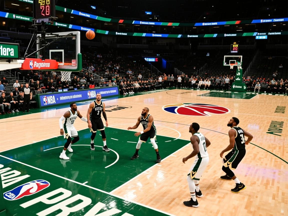 NBA季后赛次轮第一场，雄鹿主场战胜篮网  第1张