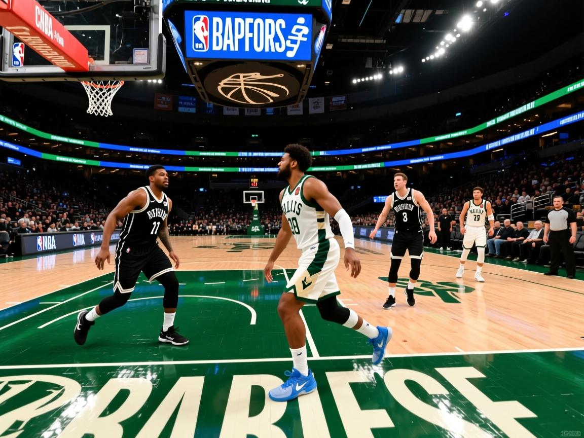 NBA季后赛次轮第一场，雄鹿主场战胜篮网  第2张